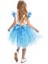 Buse & Eylül Bebe Elsa Karlar Kraliçesi Kar Taneli Taçlı Kız Çocuk Parti Elbisesi