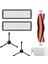 Vacuum Mop Pro 2+ 3D Uyumlu Siyah Yan Fırçalı 6 Parça Set 1