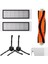 S50/S55 Uyumlu Siyah Yan Fırçalı 6 Parça Set (Roborock S50/S55 Uyumlu) 1