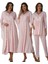 Effort Pembe Sabahlıklı Lohusa Gecelik Pijama Takımı 3014 1