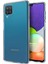 Samsung Galaxy A22 4g Kılıf Transparent Soft Beyaz 1
