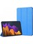 Samsung Galaxy Tab S7 Fe Lte T737 Kılıf Slim Translucent Back Smart Cover Mavi 1
