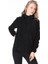Ghassy Co Kadın Kapşonlu Fermuarlı Polar Sweatshirt 2