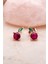 Elma Rose Mini Gümüş Küpe 1