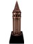 Galata Kulesi Metal Biblo Özel Seri - Antik Bronz 2