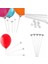 Balon Çubuğu ve Huni Plastik 30 cm - 20 Adet 1