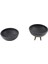 Gri Granit Boyalı Aranjman-Sunumluk Toprak Saksı-Ikili Set-20 cm Çap-No:2 1