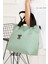 Renk Seçenekli Kadın El ve Omuz Saten Shopper Çanta BZN6004 1