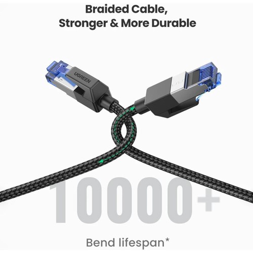 Ugreen Cat8 25GBPS 2000MHZ Örgülü Ethernet Kablosu 5 Metre