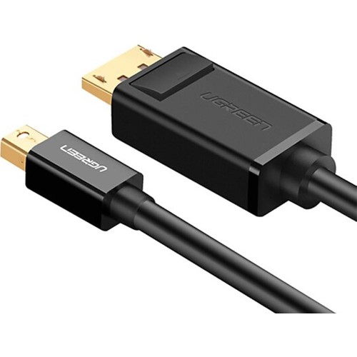 Ugreen 4K Mini Display Port to Display Port Dönüştürücü Kablo 1.5 Metre Siyah, 10477