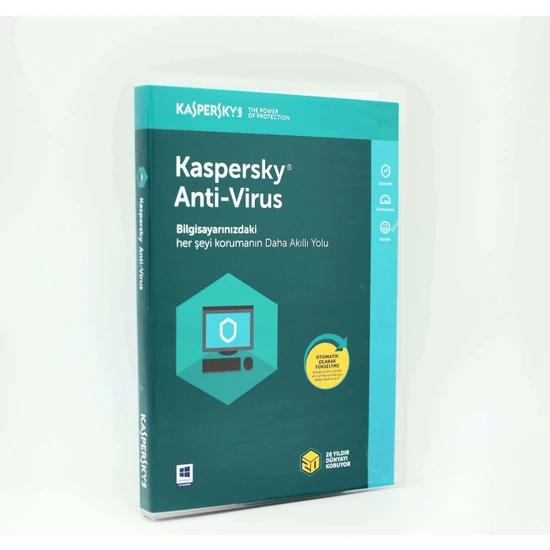 Kaspersky Anti Virus 2023 - 3 Bilgisayar 1 Yıl  - Türkçe