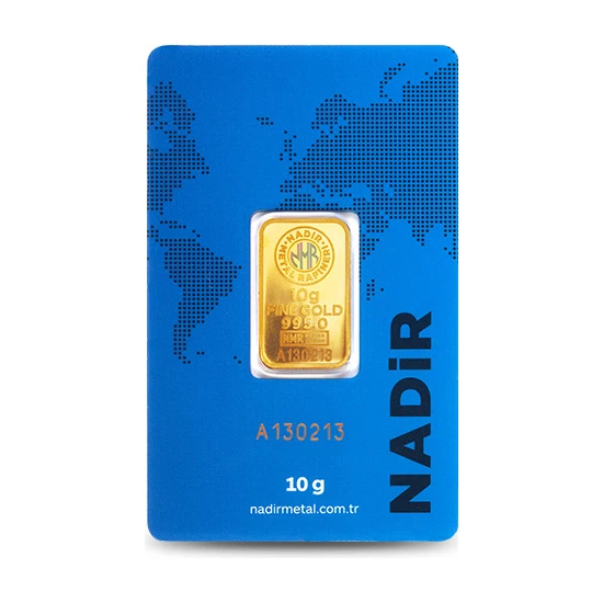 Nadir Gold 24 Ayar Külçe Gram Altın 10 Gr.  - Aynı Gün Kargo