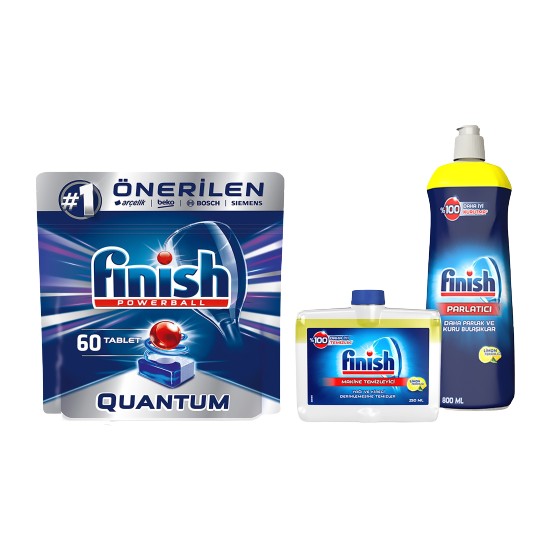 Finish Quantum 60 Tablet Bulaşık Makinesi Deterjanı + Fiyatı