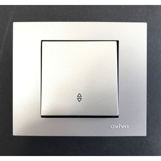Çağatay Elektrik Çağatayelektrik Ovivo Grano Gümüş (Silver) Vavien Mekanizma+Çerçeve