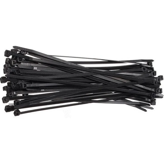 Zenith Kablo Bağı & Plastik Kelepçe & Cırt Kelepçe 4,8X500 mm Siyah 100 Adet