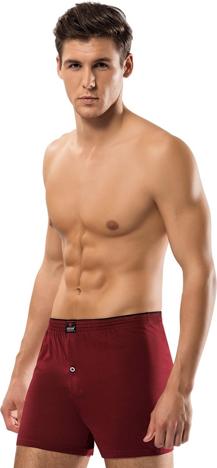 Erdem 3 Adet 1400 Penye Boxer Külot Gri Abani Classic görsel 3