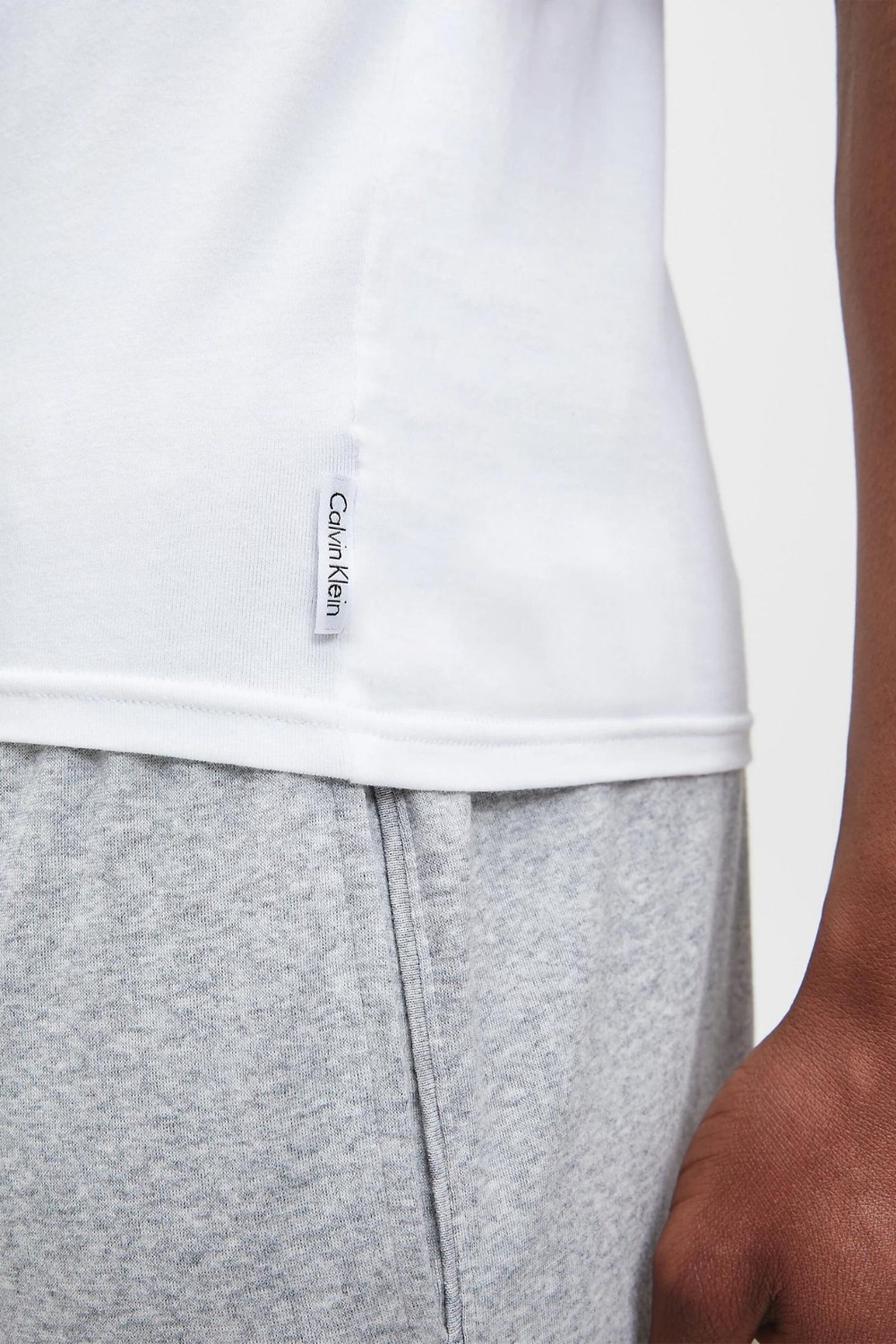 Calvin Klein B1088A 2li Paket Bisikllet Yaka Erkek Atlet görsel 5