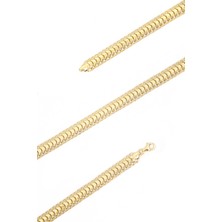 Semiz Kuyumculuk Yeni Kadın Sarı Hasır Altın Bileklik