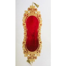 Diva Home Osmanlı Oval Desenli Tekli Kadife Runner