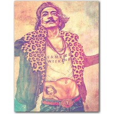 Cakatablo  Ahşap Tablo Salvador Dali Sıradışı Görseli