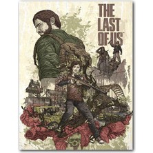 Cakatablo  Ahşap Tablo Last Of Us Art Poster Tarz Görsel
