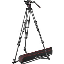 Manfrotto MVK608TWINGC 608 Kafalı Karbon Fiber Video Tripod Kiti