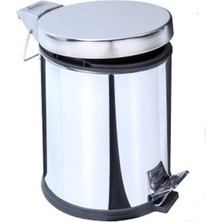 Arı Metal 3 Litre Pedallı Çöp Kovası Plastik Iç Kovalı