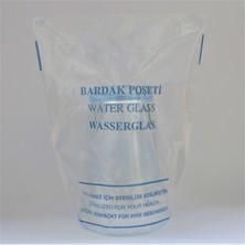 Bezendam Bardak Poşeti Sterilize Yazılı Poşet 145 x 245 mm 250'li