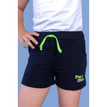 Toontoy Kids Toontoy Kız Çocuk Iki Yanı Cepli Arkası Baskı Detaylı Şort