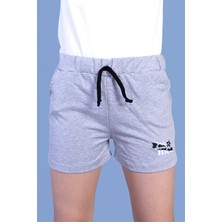 Toontoy Kids Toontoy Kız Çocuk Iki Yanı Cepli Arkası Baskı Detaylı Şort