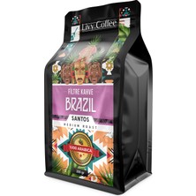 Livy Coffee Brazil Santos Yöresel Filtre Kahve 250 gr