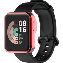Microcase Xiaomi Mi Watch Lite Önü Kapalı Tasarım Yumuşak Silikon Kılıf