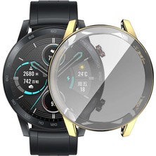 Microcase Honor Watch Magic 2 46MM Önü Kapalı Tasarım Yumuşak Silikon Kılıf