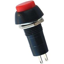Robotistan IC184 Plastik Renkli Mantar Tip Buton - Kırmızı