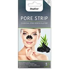StopEver Charcoal Pore Strip Kömürlü Siyah Nokta Plasteri 6x1