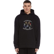 Qivi Avenged Sevenfold Background Inspirational Avenged Sevenfold Baskılı Siyah Erkek Örme Kapşonlu Sweat