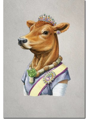 Cakatablo  Ahşap Tablo  Elit Ingiliz Ineği