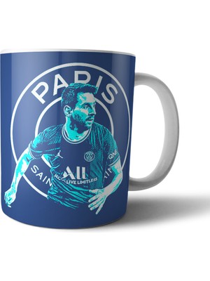Pixxa Lionel Messi Paris Saint Germain Psg Kupa Bardak Model 2