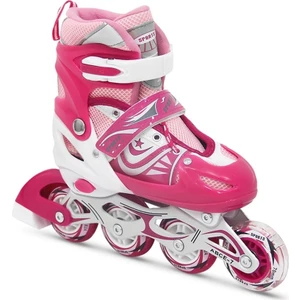 Işıklı Metal Gövdeli Küçük Boy Paten 30-33 - Pembe
