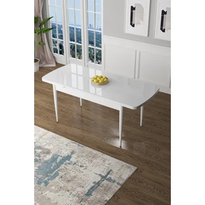 Concept Canisa  Zen Serisi 1.sınıf Mdf Açılabilir Beyaz Mutfak Masası, Yemek Masası