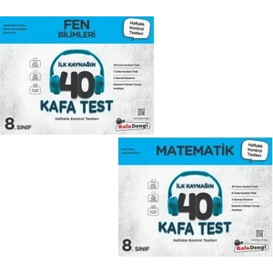 Kafa Dengi Yayınları  8.Sınıf LGS Matematik Fen Bilimleri Kafa Test Seti Yeni 2022