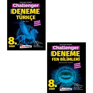 Kafa Dengi Yayınları  8.Sınıf Fen Bilimleri Türkçe Challenger Denemesi Seti Yeni 2022