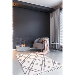 Cotton Halı Cool CL01 Grey İskandinav Peluş Dokulu Makine Halısı