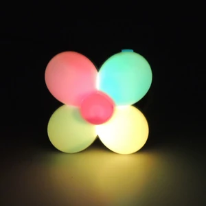 Papatya Rgb LED Gece Lambası 0,5W Işıklı Fişli Fotosel Sensörlü 5 Adet