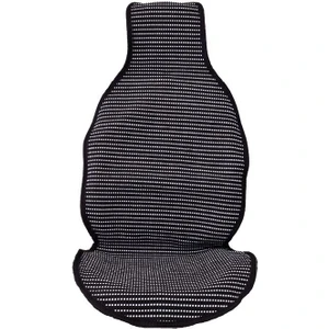 Terletmez 3'lü Pilot Kilim Minder Oto Kılıf Takımı Siyah K0423