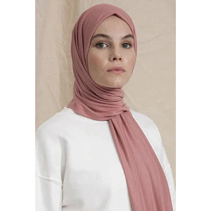 Kasva Deri Penye Şal Gül Kurusu
