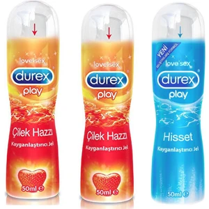 Çilek Aromalı  50 ml X2 Adet + Durex Play Su Bazlı  50 ml