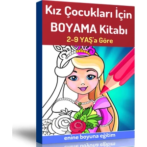 Kız Çocukları İçin Boyama Kitabı (Spiralli Kitap)
