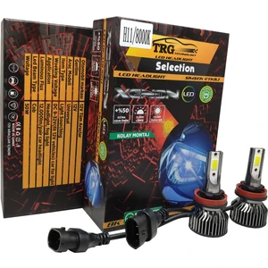 LED Xenon Mini/slim Far Ampülü H11 Şimşek Etkili 8000K, 12.000LM