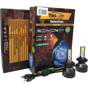 LED Xenon Mini/slim Far Ampülü H7 Şimşek Etkili 8000K, 12.000LM